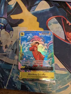 Monkey D. Luffy (TR) OP07-109 Treasure Rare One Piece Two Legends (!Damaged!) - Image 2