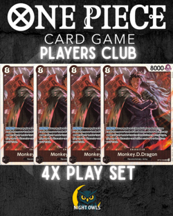 Monkey.D.Dragon OP12-094 SR - English - Foil - Playset NM/M OnePiece TCG - Image 1