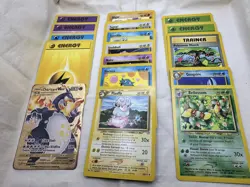 1st Edition 13 Old Pokemon Cards Holo Stage 1 1995-2000 Lot - Image 1