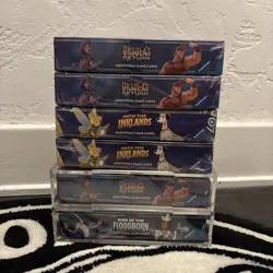 Disney Lorcana Trading Card Game Booster Box Lot (x6) - Image 1