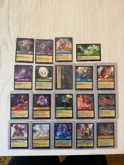 Disney Lorcana TCG Mixed Card Lot - All Cards Shown Super Rare Rare And More - Image 1