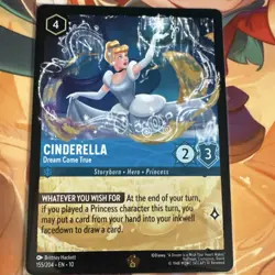 Disney Lorcana Cinderella Dream Come True 155/204 NM - Image 1