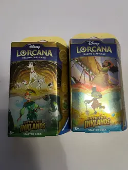 Disney Lorcana into the inklands starter deck sealed x2 - Image 1
