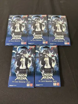 Union Arena Solo Leveling Sleeved Booster Blister Pack x 5 English - Image 1