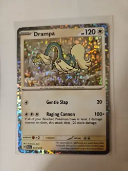Drampa - New 2025 McDonalds Happy Meal Pokemon Dragon Discovery Card 015/015 - Image 1