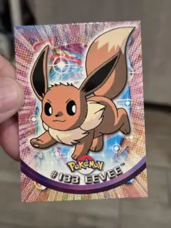 EEVEE #133 Pokemon Card TCG Topps TV Animation - Image 1