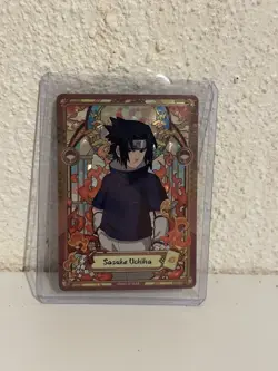 Kayou Naruto Sasuke Uchiha NRS01-SP-004LS Textured Trading Card - Image 1