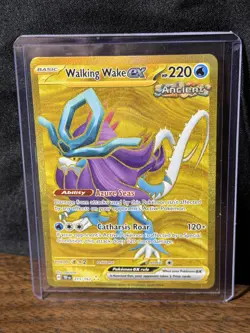 Walking Wake EX 215/162 - Pokemon TCG Temporal Forces Gold Hyper Rare NM/M Card - Image 1
