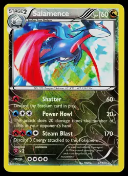 Pokemon Card - Salamence XY - Roaring Skies 57/108 Rare Reverse Holo - Image 1