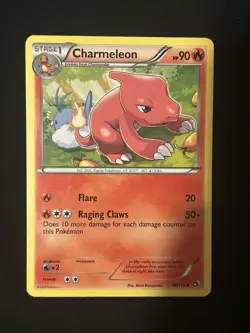 Pokemon TCG Charmeleon Legendary Treasures Uncommon Card 18/113 - Image 1