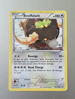 Pokemon Legendary Treasures Bouffalant 107/113 Regular Card - Image 1