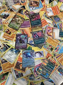 2.5LB Lot of Various Assorted Pokemon Cards TCG CCG in Collectible Box - Image 4