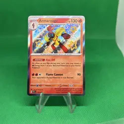 Armarouge - 115/091 - Pokemon Paldean Fates Shiny Rare Card - NM - Image 1