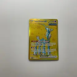 Iron Crown EX 216/162 Hyper Rare Gold SV05: Temporal Forces Pokemon TCG Card - Image 4