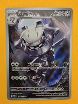 Steelix Pokemon Card (Mega Evolution 150/132) Illustration Rare - Image 1