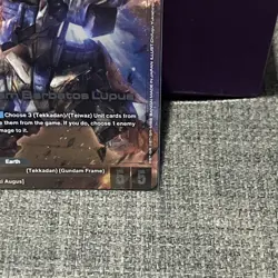 Gundam Card Game Steel Requiem Gundam Barbatos Lupus GD03-050 LR+ - Image 4