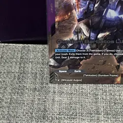 Gundam Card Game Steel Requiem Gundam Barbatos Lupus GD03-050 LR+ - Image 5
