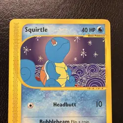 Pokemon Squirtle Expedition Non-Holo Card 132/165 Nintendo E-Reader Vintage LP - Image 2