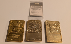 Pokemon Pikachu x2 & Poliwhirl 23K Gold-Plated Trading Card - Burger King 1999 - Image 2