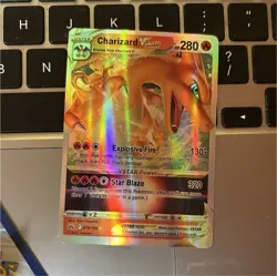 Pokemon Charizard VSTAR 019/159 Holo Dragon Type 280 HP Pokemon TCG Card 2023 - Image 1