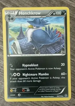 Honchkrow 52/119 - Phantom Forces - Rare - Pokemon Card TCG - Image 1