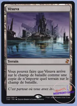 Vesuva French Mtg MISPRINT. This card does not enter the battlefield tapped - Image 1
