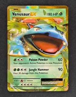 Venusaur EX 1/108 Holo XY Evolutions Pokemon Card - Image 1