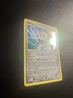 Dialga 1/130 Diamond and Pearl Pokemon Card Holo Rare Lightly Played LP - Image 3