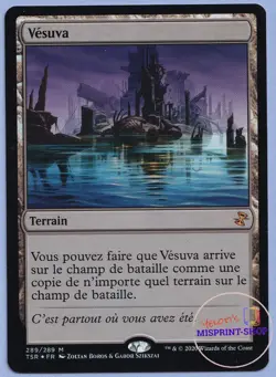 Vesuva FOIL French Mtg MISPRINT. This card does not enter the battlefield tapped - Image 1