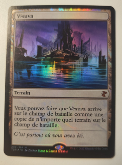 Vesuva FOIL French Mtg MISPRINT. This card does not enter the battlefield tapped - Image 5