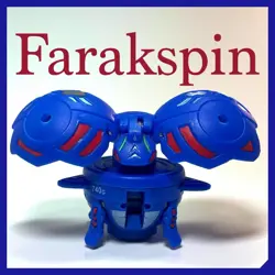 Bakugan Aquos SPIN Farakspin 740G Gundalian Invaders DNA & Cards - Image 1