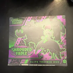 Pokemon Scarlet & Violet Shrouded Fable Elite Trainer Box + Card Sleeves - Image 1