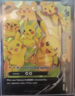 Pikachu V-Union [Set of 4] Sword & Shield Promo Cards Holo Celebrations Pokemon - Image 5