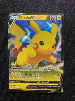 Pikachu V SWSH061 SWSH: Sword & Shield Promo Cards Holo - Image 4