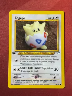 TOGEPI 56/105 Neo Destiny 1st EDITION Pokemon TCG card NM+ CLEAN! - Image 1