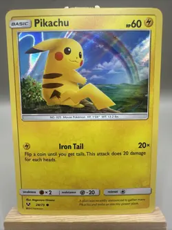 Pikachu - 28/73 - Holo Promo Rare Shining Legends Set - Pokemon Card - Image 1