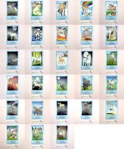 Bella Sara Northern Lights Common Cards Full Set 1-28 - Image 1