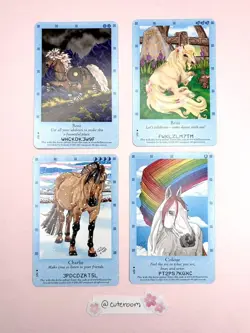 Bella Sara Northern Lights Common Cards Full Set 1-28 - Image 2