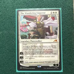 MTG The Wandering Emperor Kamigawa: Neon Dynasty 042/302 Regular Mythic - Image 1