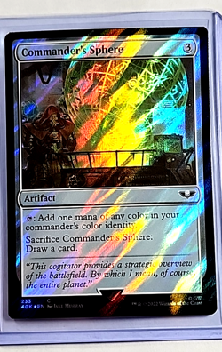 MTG Magic The Gathering Warhammer 40K 40000 Surge Foil #233 Commanders Sphere - Image 1