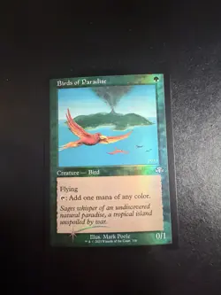 MTG - NM - Birds of Paradise - Retro Frame - FOIL - Dominaria Remastered - Image 1