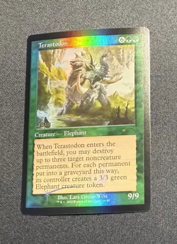 Terastodon Foil MTG 30th Anniversary Promo - Excellent - Image 1