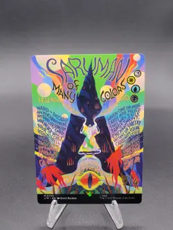 MTG LotR Saruman of Many Colors (Borderless Poster) - Universes Beyond - Image 3