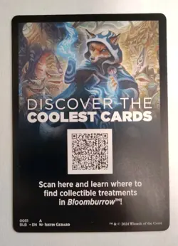 Emblem - Ral, Crackling Wit (Non-foil) Bloomburrow 0030 Emblem MTG - Image 2