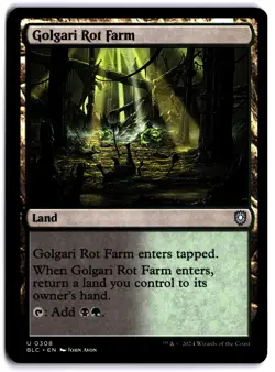 Golgari Rot Farm NM BLC Commander: Bloomburrow MTG - Image 1