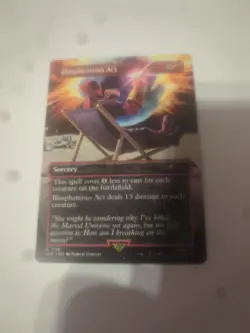 Blasphemous Act (1756) Secret Lair Drop Regular Deadpool mtg magic - Image 1