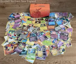 2.5LB Lot of Various Assorted Pokemon Cards TCG CCG in Collectible Box - Image 1