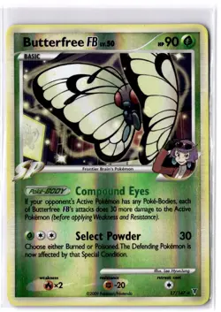 Butterfree FB 17/147 Rare Reverse Holo League Promo Supreme Victors Pokemon - Image 1
