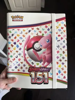 Brand New Pokemon TCG Scarlet And Violet 151 Binder Collection Binder Mew - Mint - Image 1