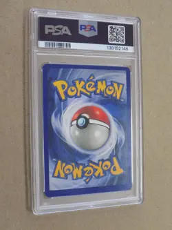 1999 Pokemon Fossil Moltres Holo Card #12 PSA 8 - Image 2